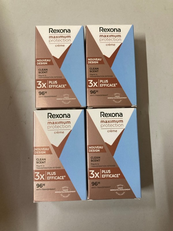 Lot 544  
            Nottingham SR2 - Delivery Only 

                
BOX OF REXONA MAXIMUM PROTECTION CREME