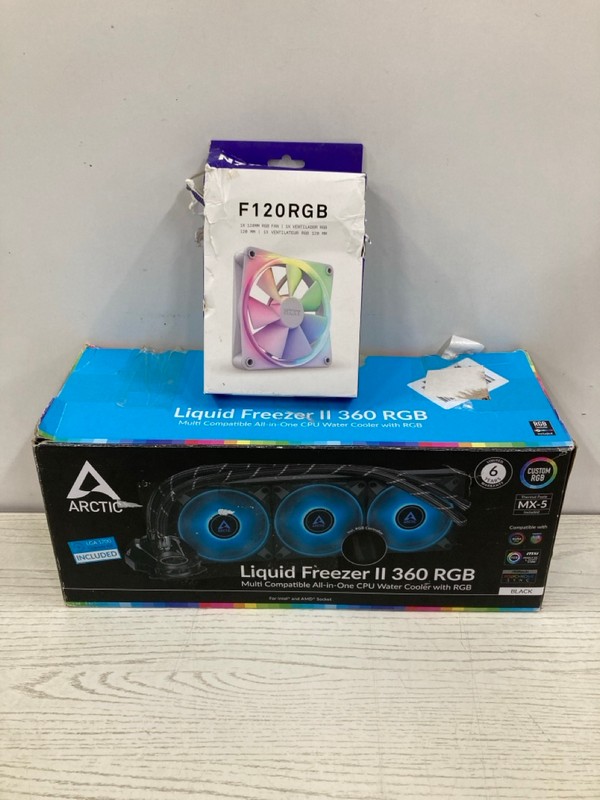 Lot 557  
            Nottingham SR2 - Delivery Only 

                
2 X ITEMS INC LIQUID FREEZER II 360 RGB