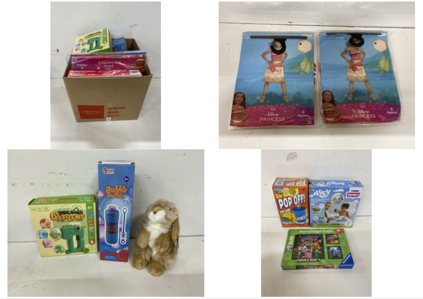 Lot 564  
            Nottingham SR2 - Delivery Only 

                
BOX OF KIDS ITEMS INC DINOSAUR GYROCAR