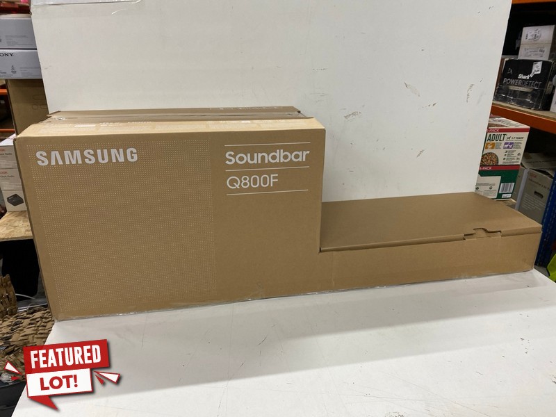 Lot 570  
            Nottingham SR2 - Delivery Only 

                
SAMSUNG SOUNDBAR Q800F ORIGINAL RRP £799.99