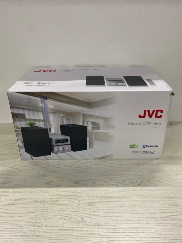 Lot 578  
            Nottingham SR2 - Delivery Only 

                
JVC WIRELESS DAB+ HI-FI MODEL NO: UX-D752