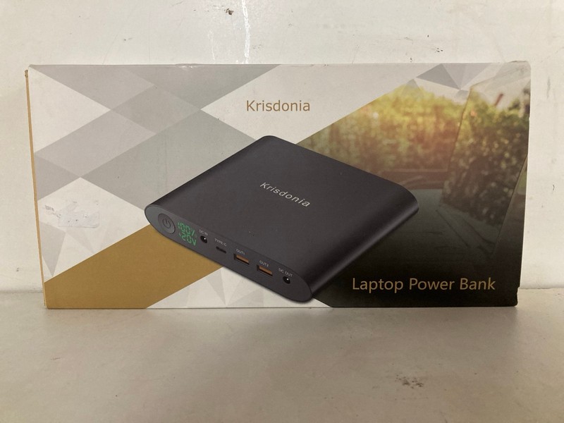 Lot 58  
            Nottingham SR2 - Delivery Only 

                
KRISDONIA PORTABLE POWER BANK 25000MAH