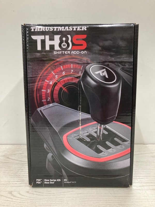 Lot 5  
            Nottingham SR2 - Delivery Only 

                
THRUSTMASTER TH8S SHIFTER ADD ON ORIGINAL RRP £59.99