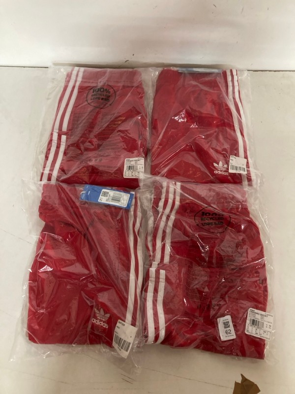 Lot 62  
            Nottingham SR2 - Delivery Only 

                
3 X ADIDAS FIREBIRD SHORTS SIZE: S