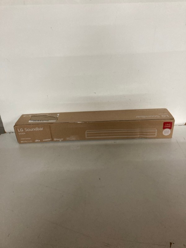 Lot 651  
            Nottingham SR2 - Delivery Only 

                
LG SOUND BAR MODEL NO: US20A