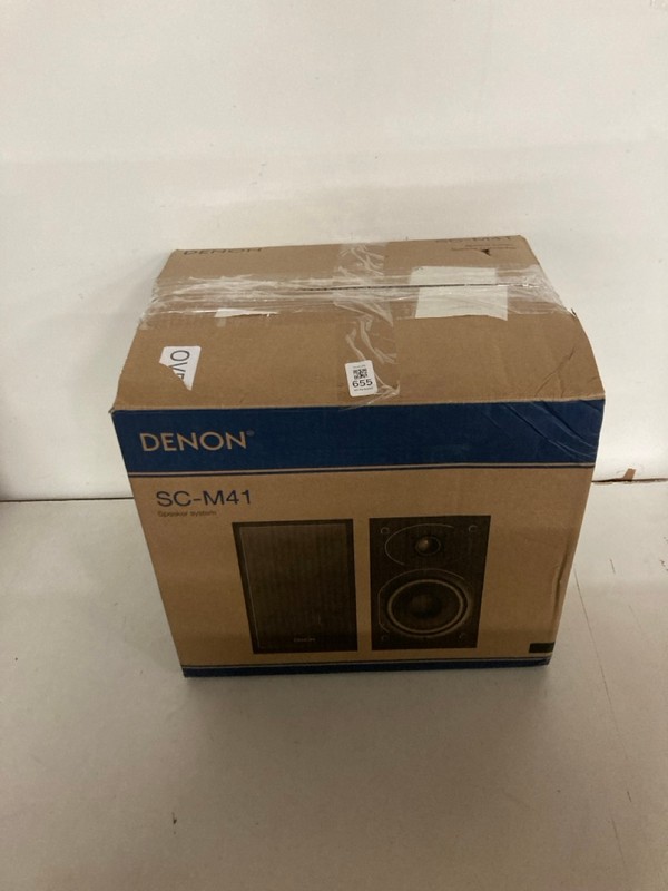 Lot 655  
            Nottingham SR2 - Delivery Only 

                
DENON SC-M41 SPEAKER SYSTEM