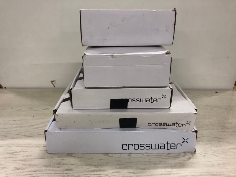 Lot 681  
            Nottingham SR2 - Delivery Only 

                
4 X CROSSWATER BLACK PLATE, TAP, SHOWER KIT & BASIN TAP (WS3038621)