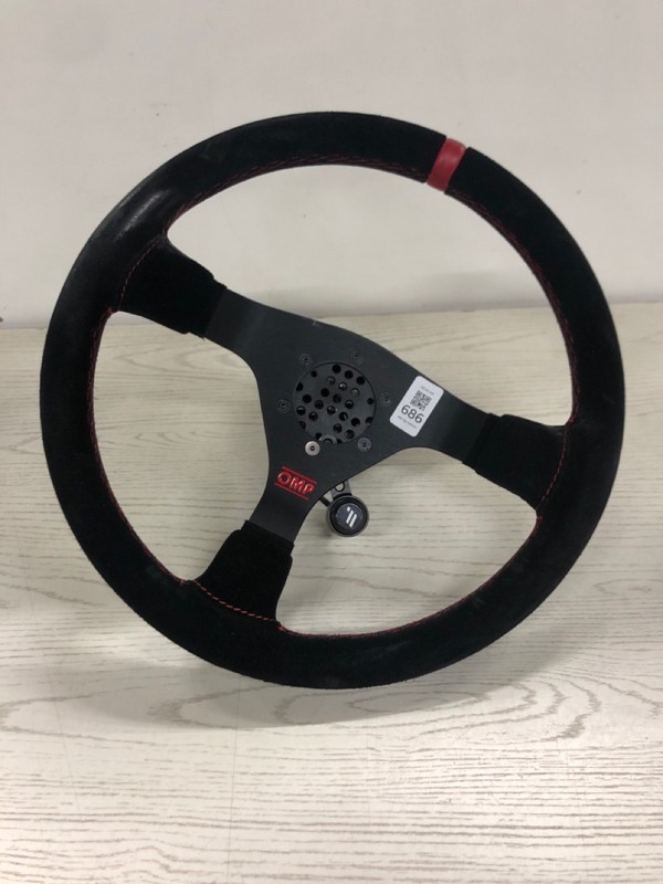 Lot 686  
            Nottingham SR2 - Delivery Only 

                
FANATEC OMP CS UHX V2 SIM RACING STEERING WHEEL  (WS3038629)