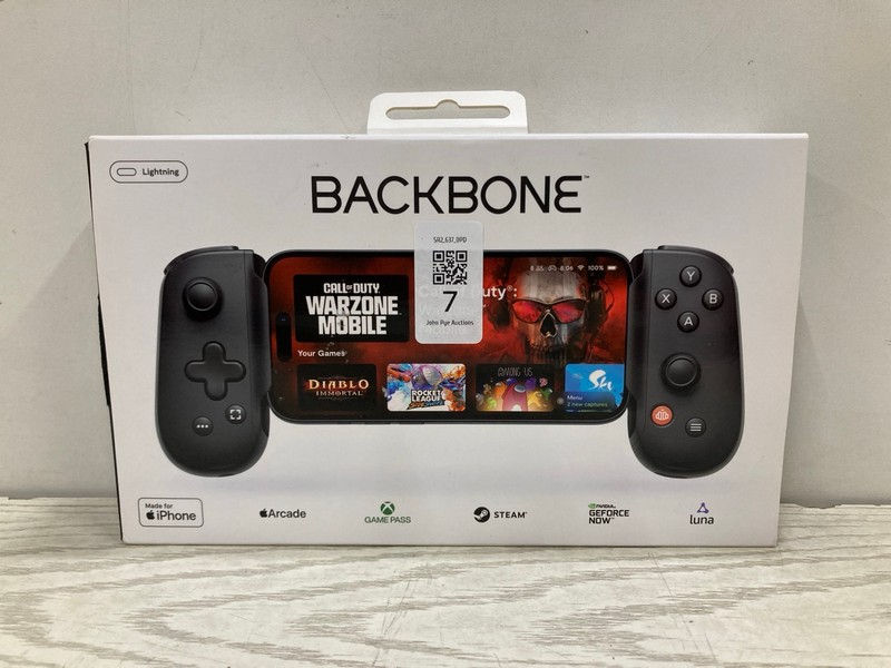 Lot 7  
            Nottingham SR2 - Delivery Only 

                
BACKBONE ONE LIGHTNING ORIGINAL RRP £99.99