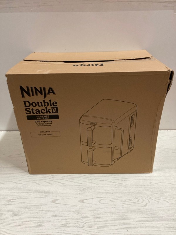 Lot 95  
            Nottingham SR2 - Delivery Only 

                
NINJA DOUBLE STACK XL 2-DRAWER AIR FRYER