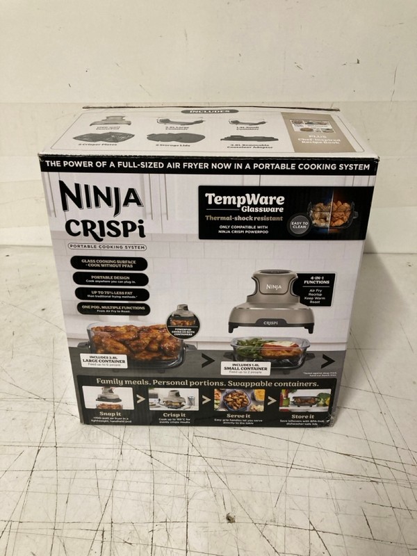 Lot 11  
            Nottingham SR3 - Delivery Only 

                
NINJA CRISPI PORTABLE COOKING SYSTEM