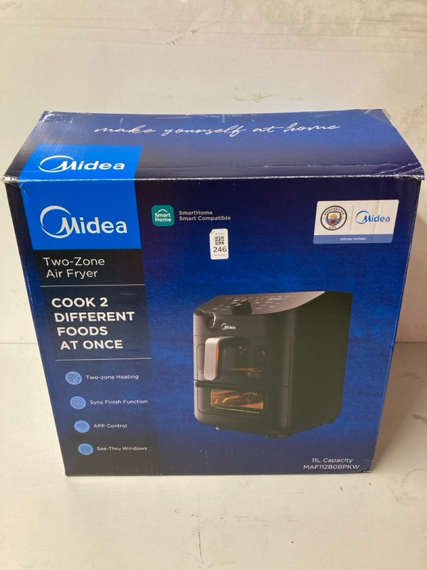 Lot 246  
            Nottingham SR3 - Delivery Only 

                
MIDEA TWO-ZONE AIR FRYER