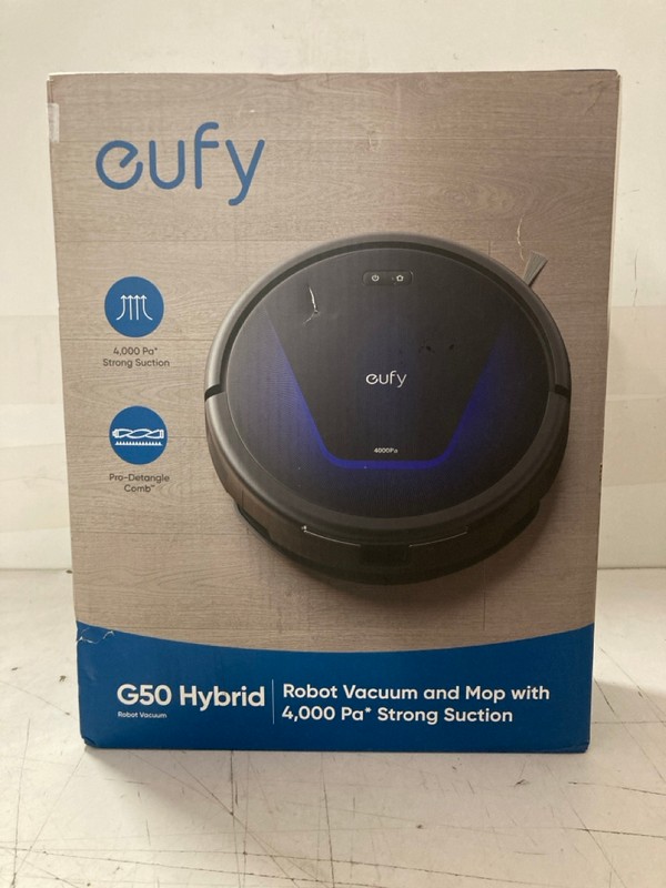 Lot 24  
            Nottingham SR3 - Delivery Only 

                
EUFY G50 HYBRID ROBOT VACUUM