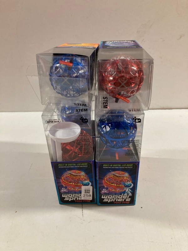 Lot 258  
            Nottingham SR3 - Delivery Only 

                
6 X WONDER SPHERE MAGIC HOVER BALL