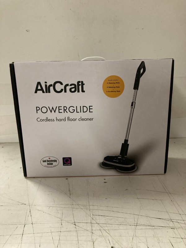 Lot 25  
            Nottingham SR3 - Delivery Only 

                
AIR CRAFT POWERGLIDE CORDLESS HARD FLOOR CLEANER