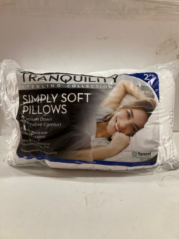 Lot 268  
            Nottingham SR3 - Delivery Only 

                
TRANQUILITY SIMPLY SOFT PILLOWS