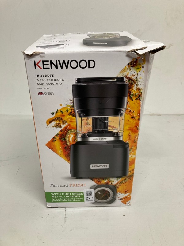 Lot 278  
            Nottingham SR3 - Delivery Only 

                
KENWOOD DUO PREP