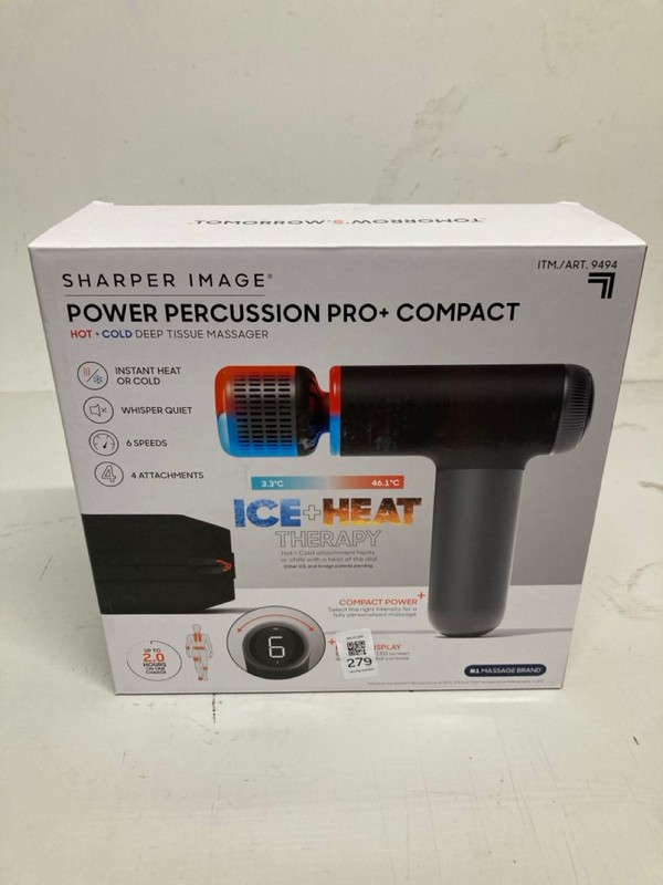 Lot 279  
            Nottingham SR3 - Delivery Only 

                
SHARPER IMAGE HOT + COLD DEEP TISSUE MASSAGER