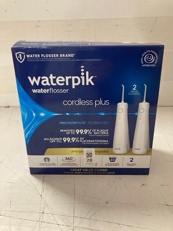Lot 28  
            Nottingham SR3 - Delivery Only 

                
WATERPIK CORDLESS PLUS WATER FLOSSER