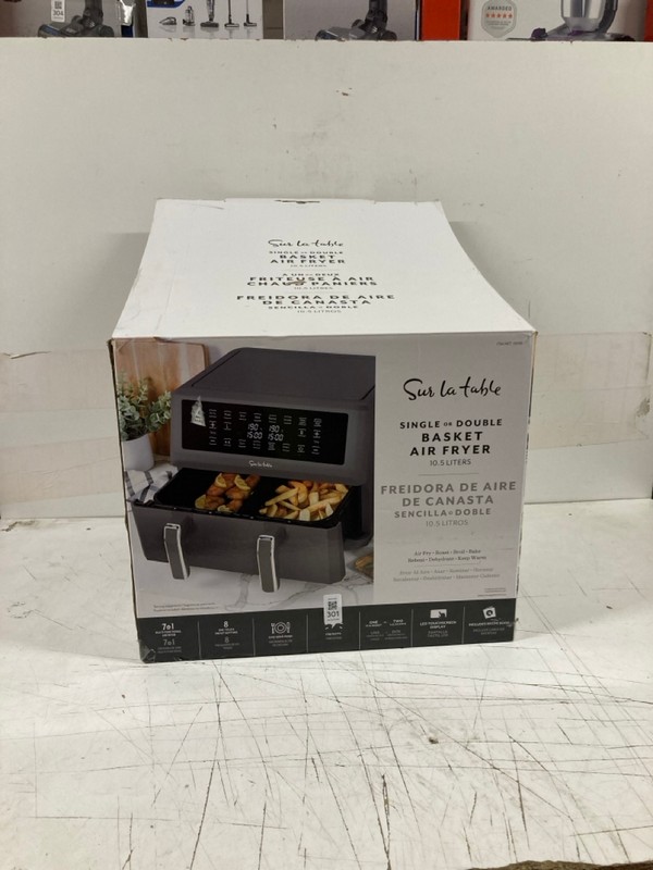 Lot 301  
            Nottingham SR3 - Delivery Only 

                
SUR LA TABLE SINGLE OR DOUBLE BASKET AIR FRYER