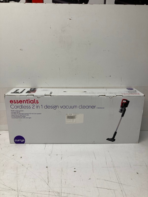 Lot 310  
            Nottingham SR3 - Delivery Only 

                
CORDLESS 2-IN-1 DESIGN VACUUM CLEANER