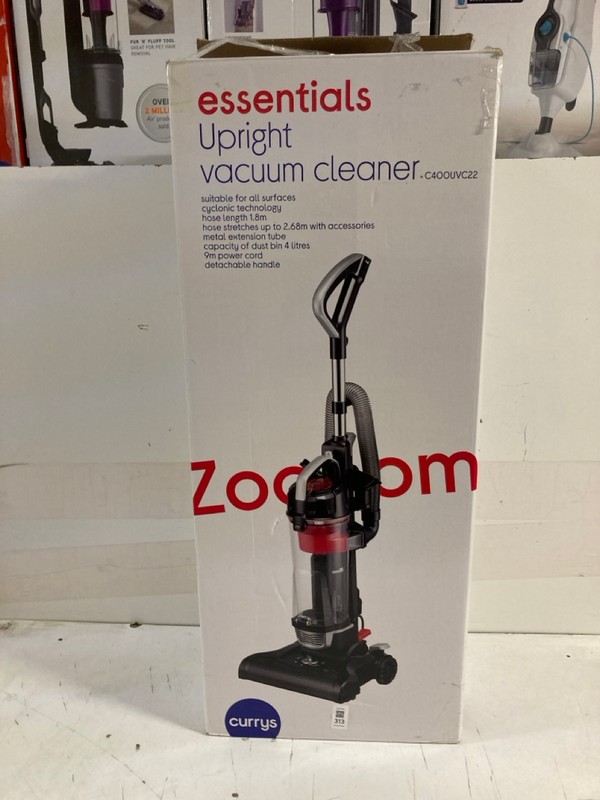 Lot 313  
            Nottingham SR3 - Delivery Only 

                
UPRIGHT VACUUM CLEANER