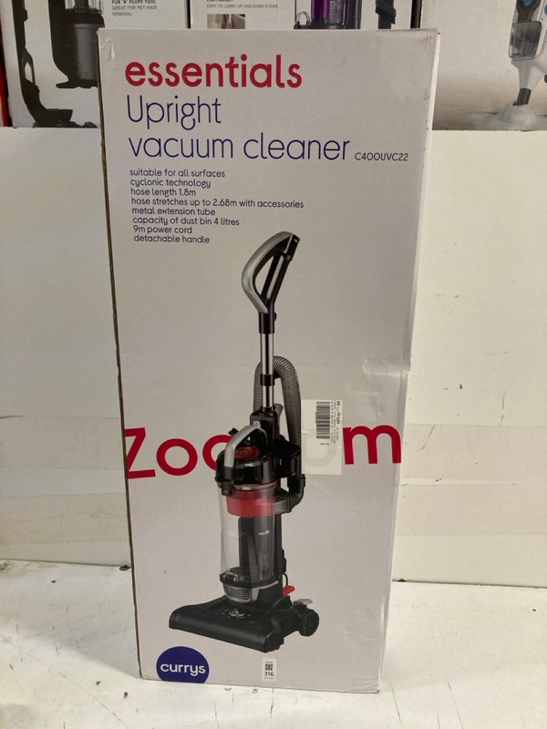 Lot 316  
            Nottingham SR3 - Delivery Only 

                
UPRIGHT VACUUM CLEANER