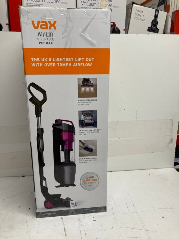 Lot 318  
            Nottingham SR3 - Delivery Only 

                
VAX AIR LIFT STEERABLE PET MAX