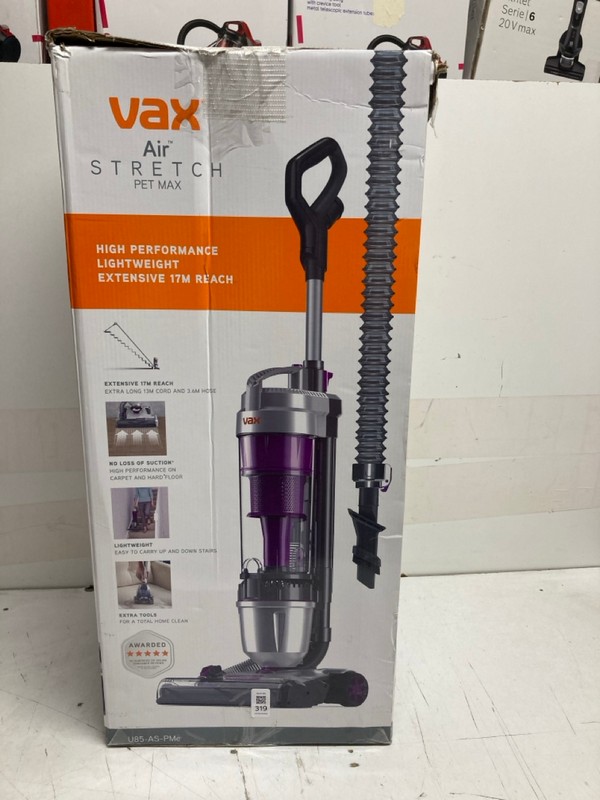 Lot 319  
            Nottingham SR3 - Delivery Only 

                
VAX AIR STRETCH PET MAX