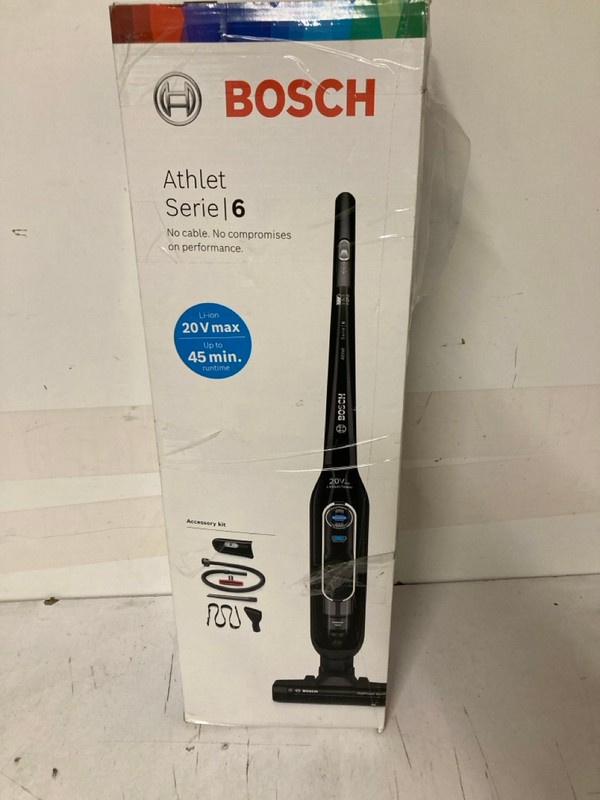 Lot 327  
            Nottingham SR3 - Delivery Only 

                
BOSCH ATHLET SERIE6 VACUUM CLEANER