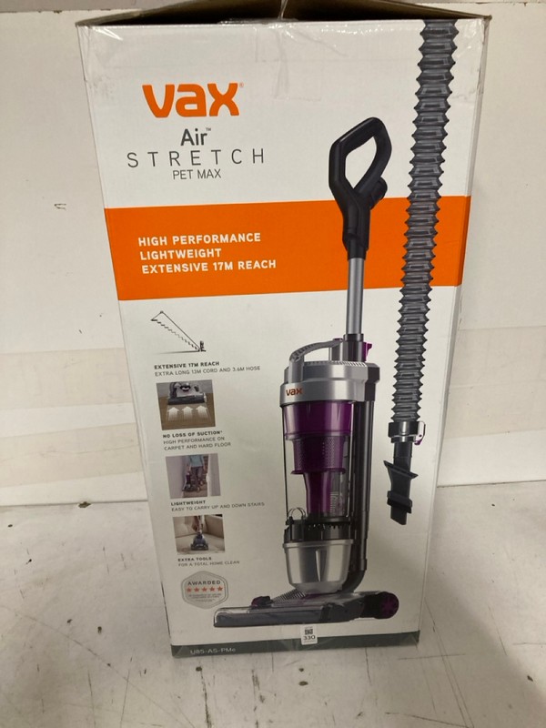 Lot 330  
            Nottingham SR3 - Delivery Only 

                
VAX AIR STRETCH PET MAX