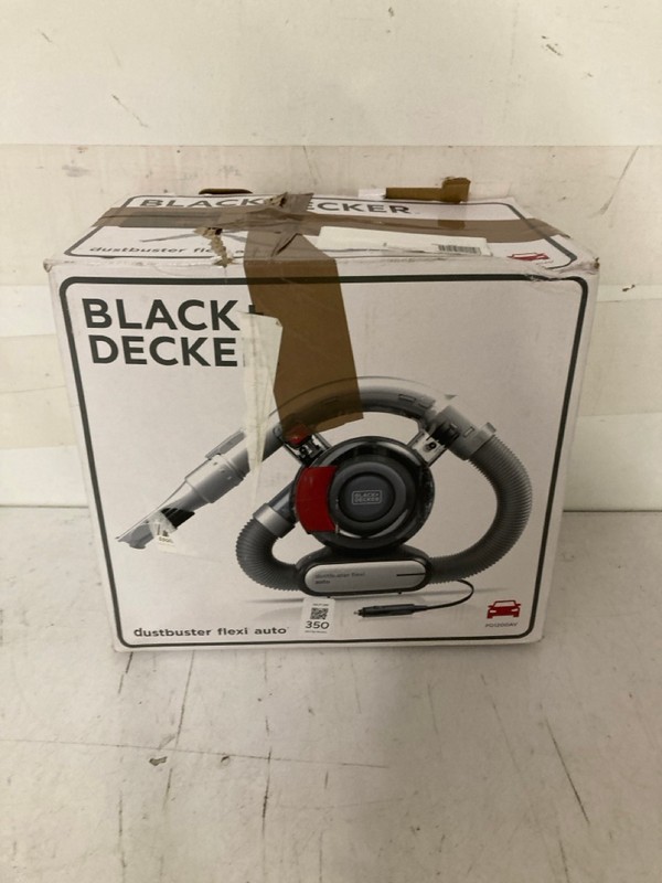 Lot 350  
            Nottingham SR3 - Delivery Only 

                
BLACK+DECKER DUSTBUSTER FLEXI AUTO