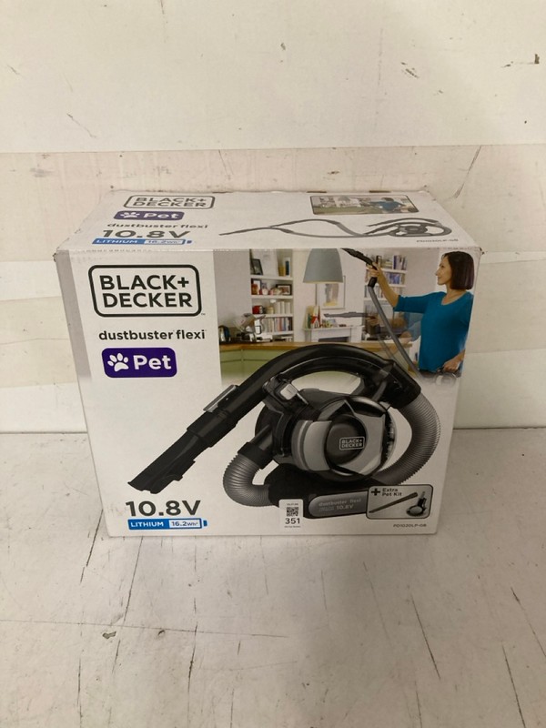 Lot 351  
            Nottingham SR3 - Delivery Only 

                
BLACK+DECKER DUSTBUSTER FLEXI PET