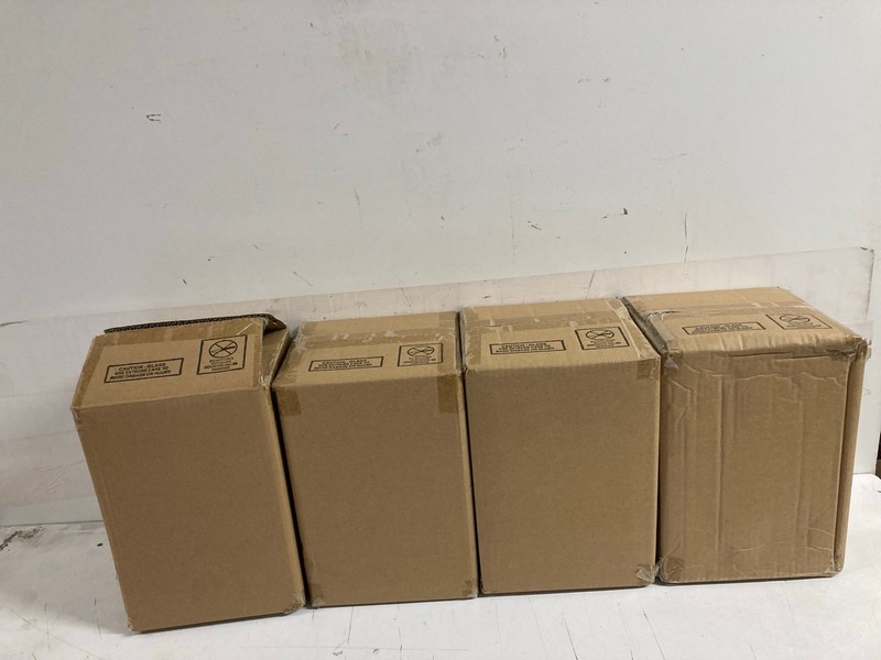 Lot 393  
            Nottingham SR3 - Delivery Only 

                
3 X SHOP DIRECT IRELAND VASE IN BLACK