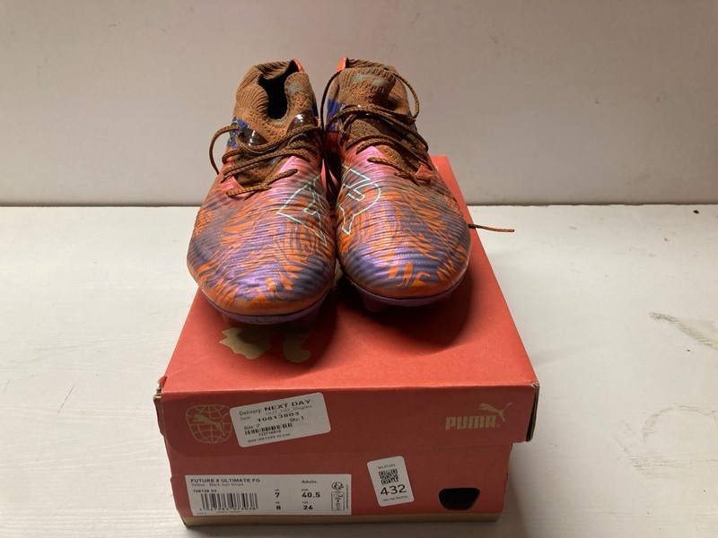 Lot 432  
            Nottingham SR3 - Delivery Only 

                
PUMA FUTURE 8 ULTIMATE FG UK SIZE 7 (YELLOW/BLACK)