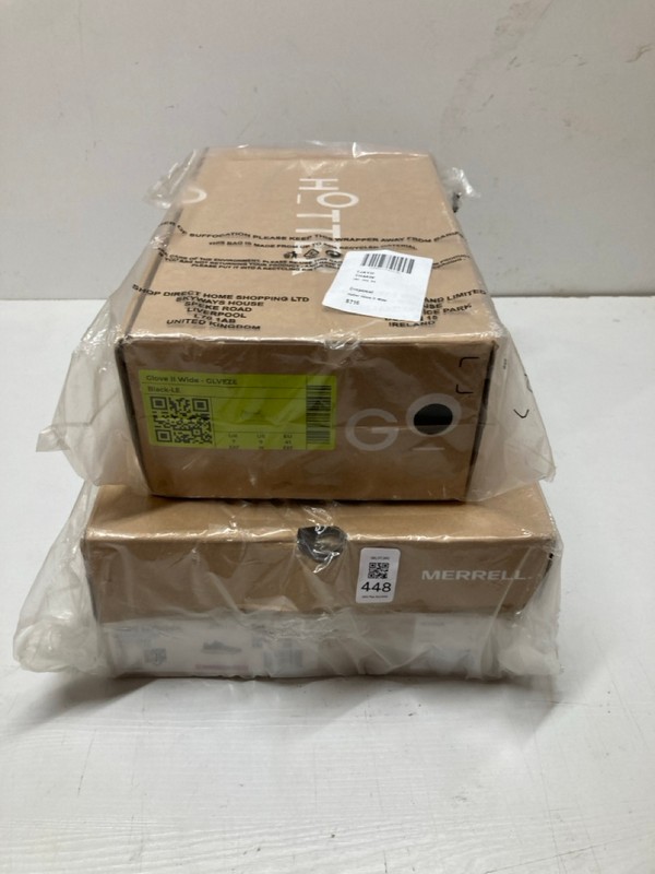 Lot 448  
            Nottingham SR3 - Delivery Only 

                
2 X SHOES TO INCLUDE MERRELL AEROSPORT TRAINERS