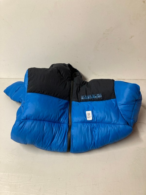 Lot 487  
            Nottingham SR3 - Delivery Only 

                
NAPAPIJRI A HORNELEN BLUE SAPPHIRE PUFFER SIZE 14