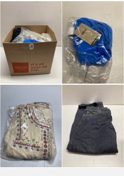 Lot 545  
            Nottingham SR3 - Delivery Only 

                
BOX OF CLOTHING IN VARIOUS STYLES AND SIZES
