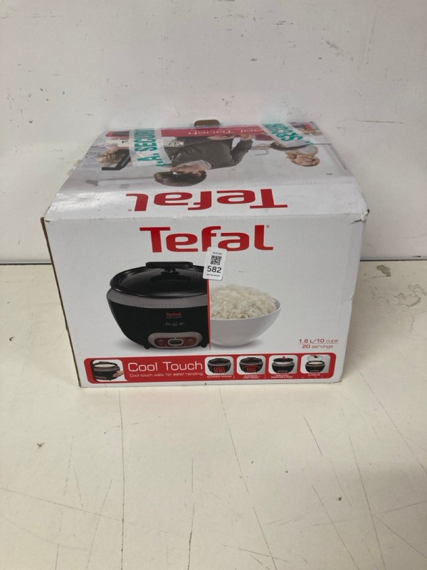 Lot 582  
            Nottingham SR3 - Delivery Only 

                
TEFAL 1.8L RICE COOKER