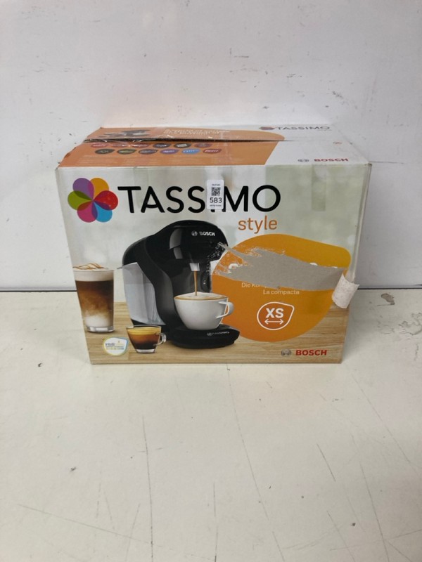 Lot 583  
            Nottingham SR3 - Delivery Only 

                
BOSCH TASSIMO STYLE COFFEE MACHINE