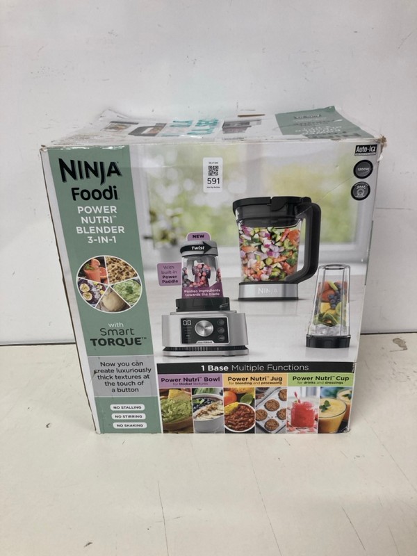 Lot 591  
            Nottingham SR3 - Delivery Only 

                
NINJA FOODI POWER NUTRI BLENDER 3-IN-1
