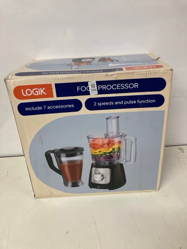 Lot 596  
            Nottingham SR3 - Delivery Only 

                
LOGIK FOOD PROCESSOR