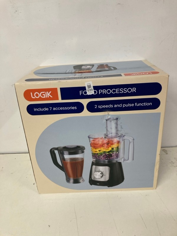 Lot 599  
            Nottingham SR3 - Delivery Only 

                
LOGIK FOOD PROCESSOR