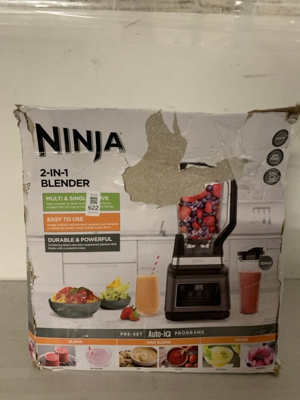 Lot 622  
            Nottingham SR3 - Delivery Only 

                
NINJA 2 IN 1 BLENDER