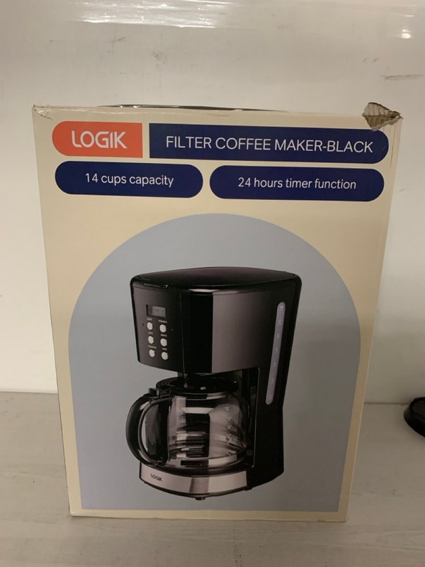 Lot 627  
            Nottingham SR3 - Delivery Only 

                
LOGIK FILTER COFFEE MAKER