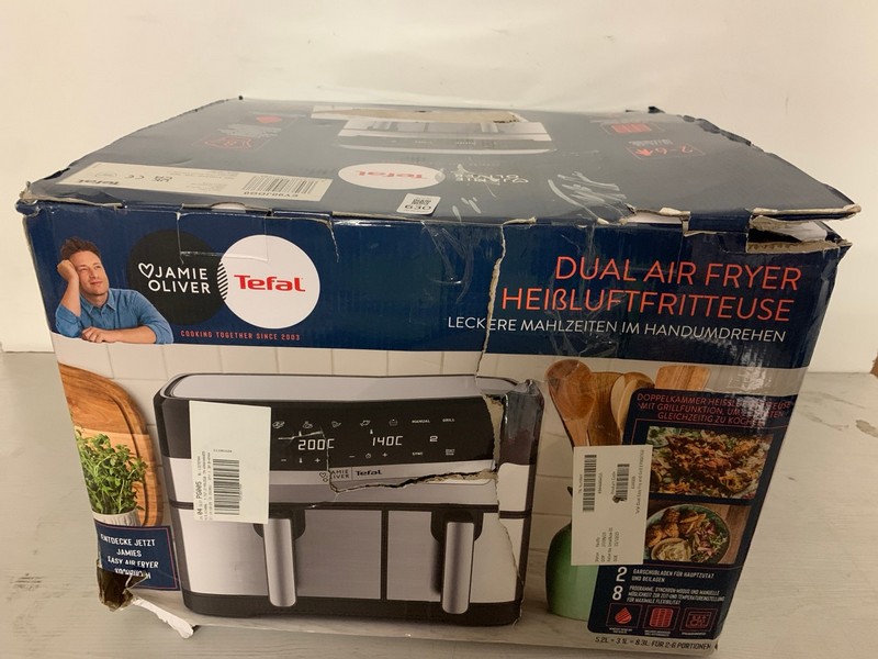 Lot 630  
            Nottingham SR3 - Delivery Only 

                
TEFAL DUAL BASKET AIR FRYER