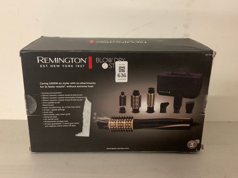 Lot 636  
            Nottingham SR3 - Delivery Only 

                
REMINGTON BLOW DRY AND STYLE