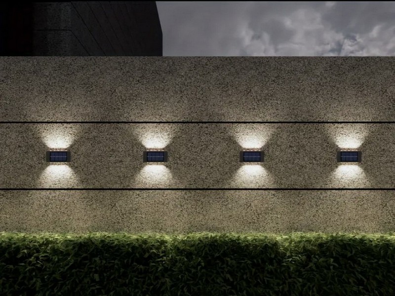 Lot 69  
            Nottingham SR3 - Delivery Only 

                
4 PCS SOLAR WALL LIGHT - OUTDOOR LIGHT WITH 10 LED DUAL COLOUR LIGHTING,