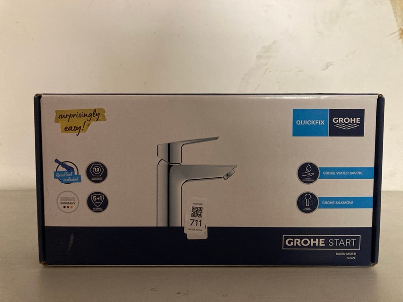 Lot 711  
            Nottingham SR3 - Delivery Only 

                
GROHE QUICKFIX BASIN MIXER S
