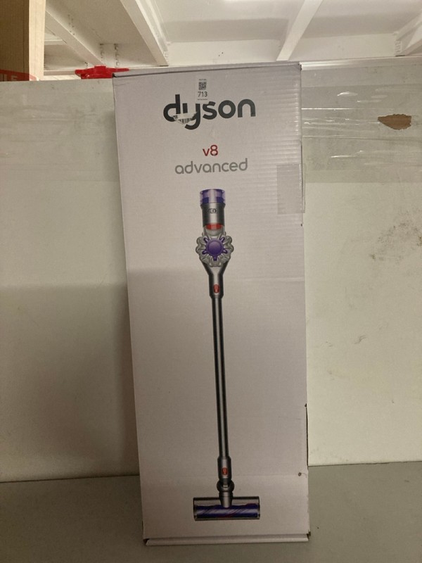 Lot 713  
            Nottingham SR3 - Delivery Only 

                
DYSON V8 ADVANCED CORDLESS VACUUM CLEANER